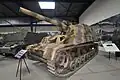 Canon automoteur allemand Hummel de 150&nbsp;mm au musée des blindés de Saumur.