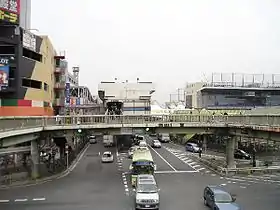 Vue extérieure de la station