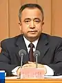 Erken Tuniyaz&nbsp;(zh), président de la région ouïghoure du Xinjiang
