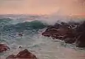 Hawaiian Seascape, peinture à l'huile sur toile, sans date, Hawaii State Art Museum