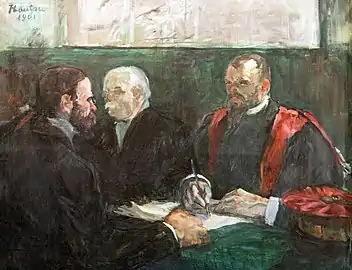 Un examen à la faculté de Médecine de Paris (1901)