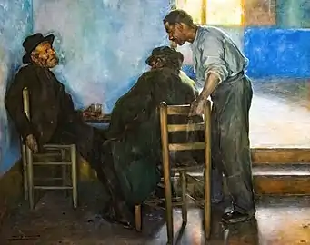 Interior de taverna musée national d'art de Catalogne