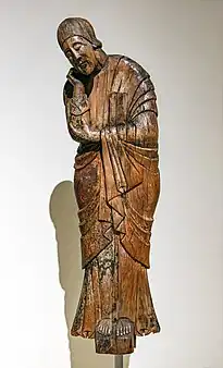 Statue originale de saint Jean  MNAC.