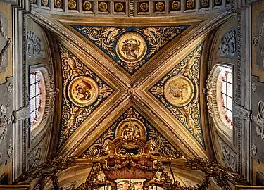Plafond du choeur.