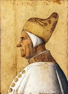 Gentile Bellini : Portrait du Doge Giovanni Mocenigo
