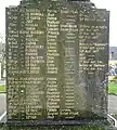 Monument aux morts de Cléguer : liste des morts pour la France, partie 3.