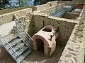 Plomelin : les thermes de la villa gallo-romaine de Perennou (état actuel après restauration)