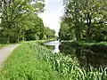 Le canal de Nantes à Brest près de La Pie.