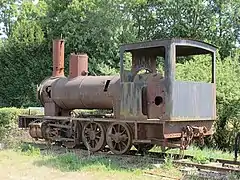La 030T du Chemin de fer du Beaujolais et préservée par l'Association des amis du Petit Anjou.