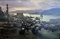 Léon Sonnier : Soir de pardon dans la Baie d'Audierne (fin XIXe&nbsp;siècle).