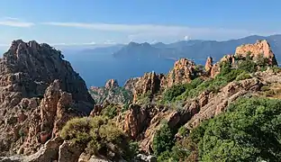 Calanques de Piana, Corse.