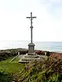 Le calvaire commémoratif de Trezmalaouen à la pointe de Beg ar Garreg (en Plonévez-Porzay) 1.