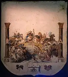 Tablier de Chevalier d'Orient (France, XVIIIe&nbsp;siècle).