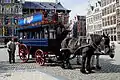 Voiture à cheval sur la Grand-Place