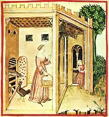 Extrait du Tacuinum Sanitatis, XIVe&nbsp;siècle.