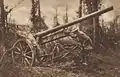 Canon de 10 cm capturé par les troupes britanniques