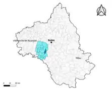 Camboulazet dans le canton de Ceor-Ségala en 2020.