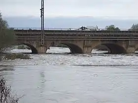 Le pont-canal au dessus de la Meurthe