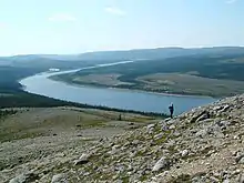 Courbure dans la Rivière George en été