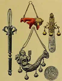 Hochets des XVIe et XVIIe&nbsp;siècles.