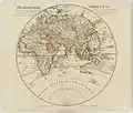 Delisle, Covens & Mortier, Hemisphère, 1770