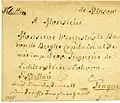 Enveloppe pré-philatélique envoyée via KLATTAU au Baron de Bergh- armée imp. et roy. Seigneur de Lichtenstein, Prague, 1825