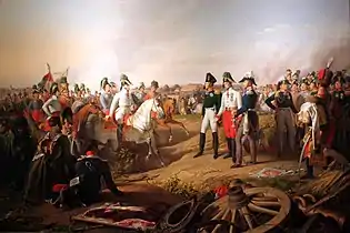 Bataille de Leipzig (1839),Berlin, Deutsches Historisches Museum,huile sur toile, 192x268 cm
