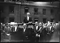 Discours de Maurice Maunoury, ministre de l'Intérieur, aux obsèques de M. Leullier préfet de police, caserne de la Cité, 7 août 1922.