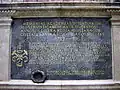 Plaque commémorative pour le bicentenaire de la fondation de l'Académie en 1963