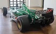 Photo de la Jaguar R1 d'Irvine