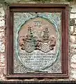 Allianzwappen Tangel/von Werthern am Schloss Wiehe