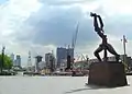 La statue en 2008