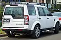 Modèle Discovery 4 TDV6 SE, vue arrière.