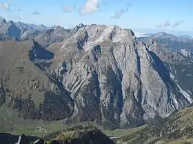 Vue depuis la Lamsenspitze.