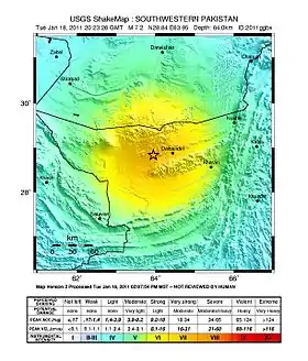 Image illustrative de l’article Séisme de 2011 au Pakistan