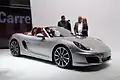 Le Boxster S équipée des jantes « Carrera Classic » de 20&nbsp;pouces.