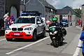 BMW X5 de la WPR de Liège lors d'une étape du Tour de France 2012 à Durbuy.