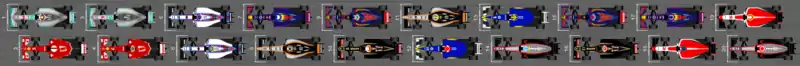 Schéma de la grille de départ du Grand Prix de Bahreïn 2015