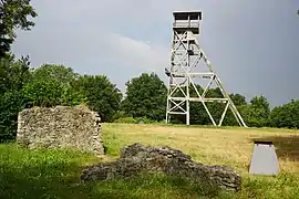 Le chevalement du puits Saint-Michel.