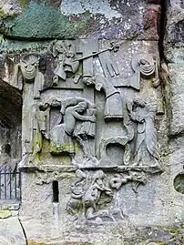 Bas-relief du XIIe siècle