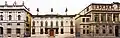 De gauche à droite les palais : Canossa, Muselli et Portalupi sur le Corso Cavour