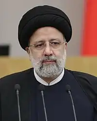Ebrahim Raïssi, président de la république islamique d'Iran depuis 2021.