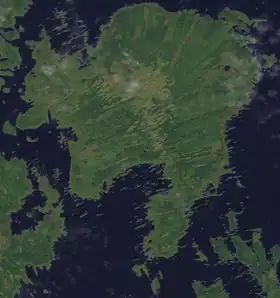 Vue satellite