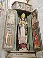 Chapelle Sainte-Cécile : statue de saint Maurice.