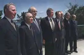 «&nbsp;Photo de famille&nbsp;» des chefs d'État participants au G7.