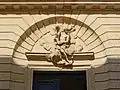 Détail de la façade du no&nbsp;26 rue de Lille.