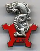 Insigne de la 2e&nbsp;compagnie du 43e&nbsp;régiment d'infanterie (vers 2004)