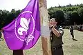 Étendard international du scoutisme au Jamboree 2009