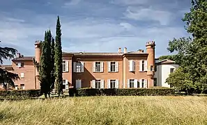 Le château et la chapelle exposition nord-est
