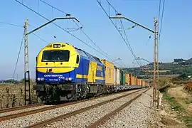 Euro 4000 no&nbsp;335.030 Continental Rail à Lavern (Subirats, Espagne).